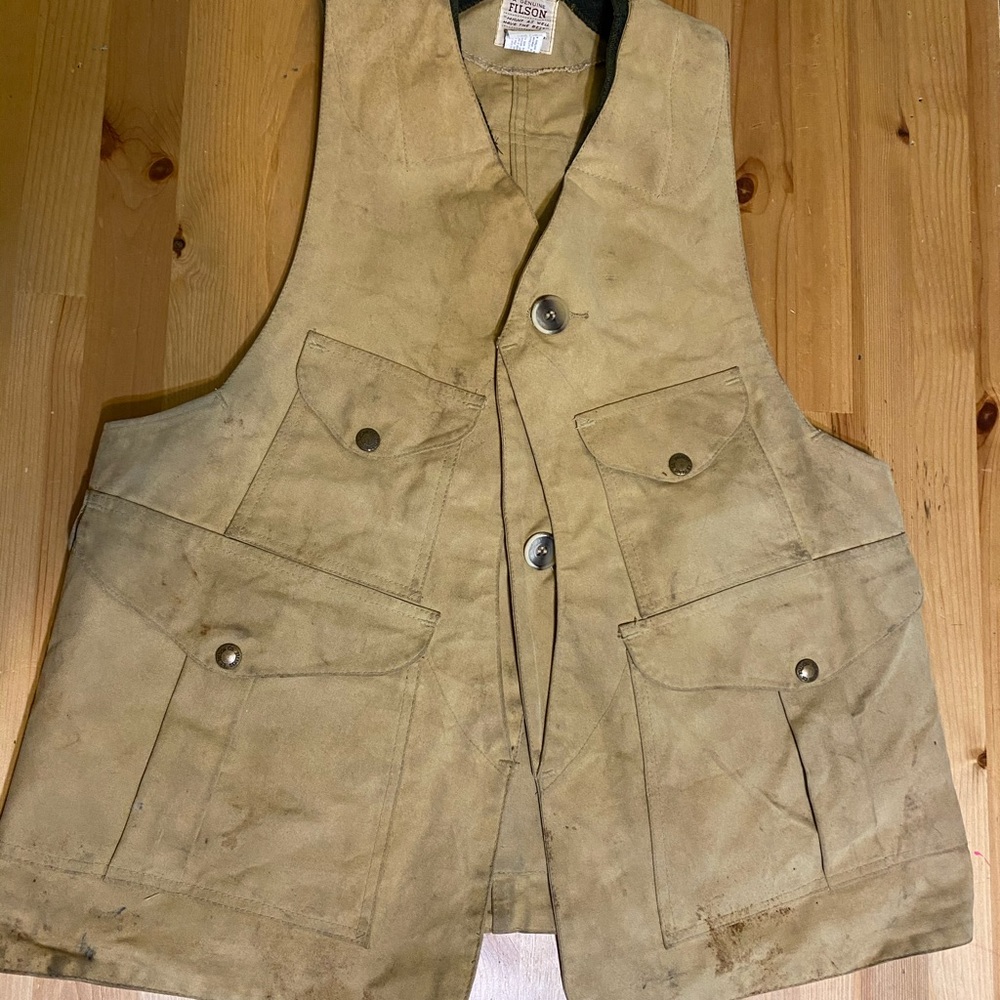 Vintage Filson 10 pocket Hunting Fishing  Vest